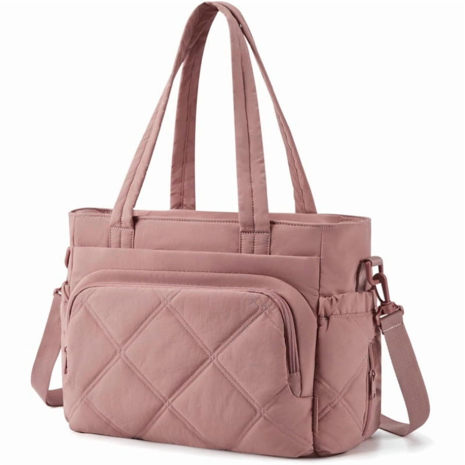 PRIYAL Diaper Bag Tote, Diaper Tote Bags Crossbody Hospital Bag Travel Large Mommy Bag, with Silicone Pacifier Case