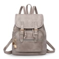 thumbnail image 1 of PRIYAL Fashion PU Leather Backpack Purse for Men Women Travel Backpack Bag with Ladies Shoulder Handbags Casual Daypack, 1 of 7