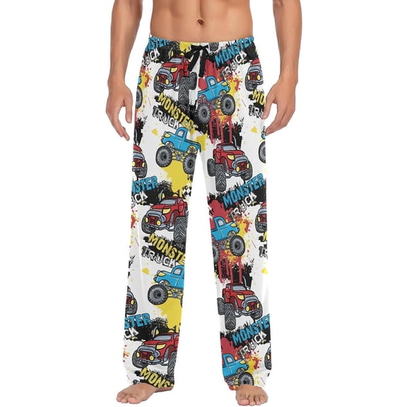 PRIYAL Funny Avocado Dumbbell Pajama Pants Cute Men's Pajama Bottoms Lounge Sleepwear PJs Sleep Pants S