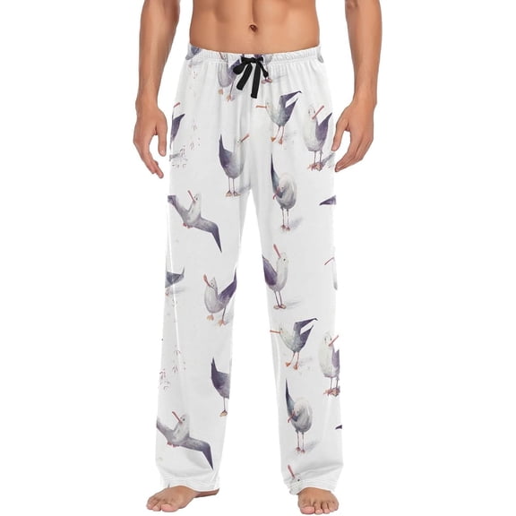 PRIYAL Funny Avocado Dumbbell Pajama Pants Cute Men's Pajama Bottoms Lounge Sleepwear PJs Sleep Pants S