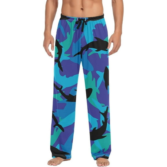 PRIYAL Funny Avocado Dumbbell Pajama Pants Cute Men's Pajama Bottoms Lounge Sleepwear PJs Sleep Pants S