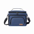 thumbnail image 1 of KKLDOGS Insulated Lunch Bag for Women Men Reusable Lunch Box for Office Picnic Hiking Beach Leakproof Cooler Tote Bag Organizer with Adjustable Shoulder Strap for Adults, 1 of 8