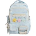 thumbnail image 1 of KKLDOGS Kawaii ita Backpack Cute Lace Backpack Coquette Aesthetic Back Pack Y2K Daypack with Clear Pockets, 1 of 5