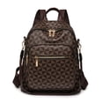 thumbnail image 1 of PRIYAL Laptop Backpack Light Brown Leather Computer Backpack for Travel Work Backpacks Large Capacity Business Back Pack, 1 of 8