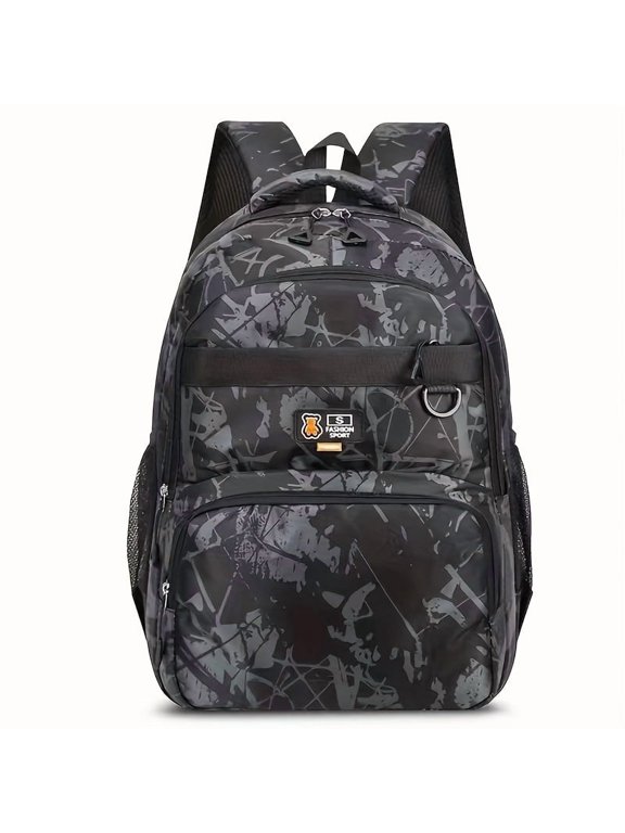 Large Capacity Camouflage Backpack, Stylish Casual Outdoor Travel Bag for Men And Women, Versatile And Unique