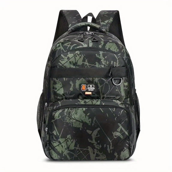 PRIYAL Large Capacity Camouflage Backpack, Stylish Casual Outdoor Travel Bag for Men And Women, Versatile And Unique