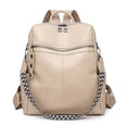 thumbnail image 1 of PRIYAL Leather Backpack Purse for Women Designer Travel Backpack Purses PU Fashion Ladies Shoulder Bag, 1 of 11