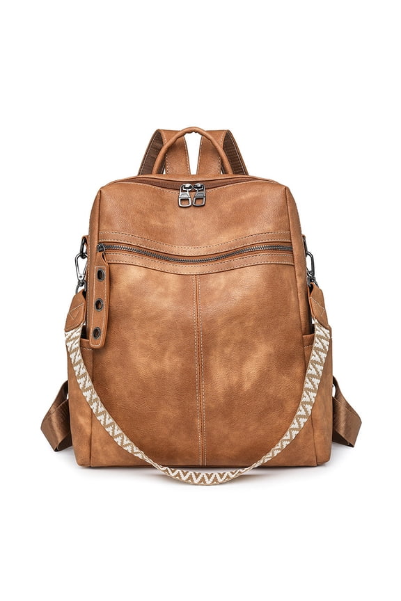 Leather Backpack Purse for Women Designer Travel Backpack Purses PU Fashion Ladies Shoulder Bag
