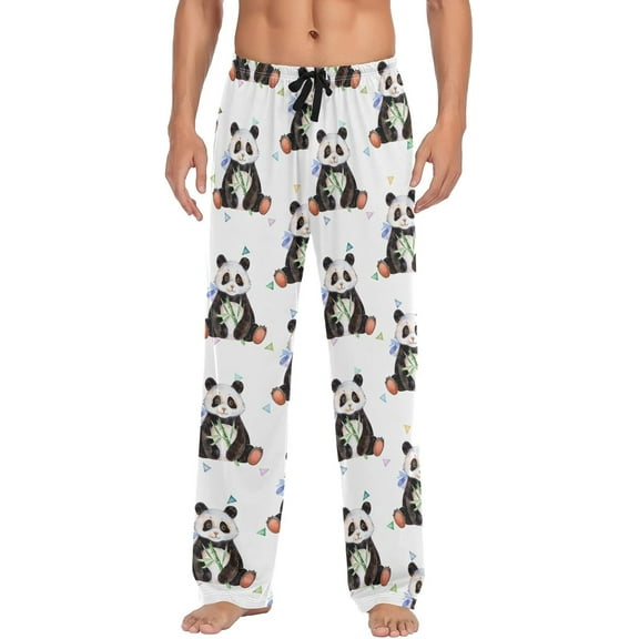 PRIYAL Llamas Blooming Cactus Pajama Pants Mens Lounge Pants Casual Men Pajama Bottoms with Pockets Drawstring