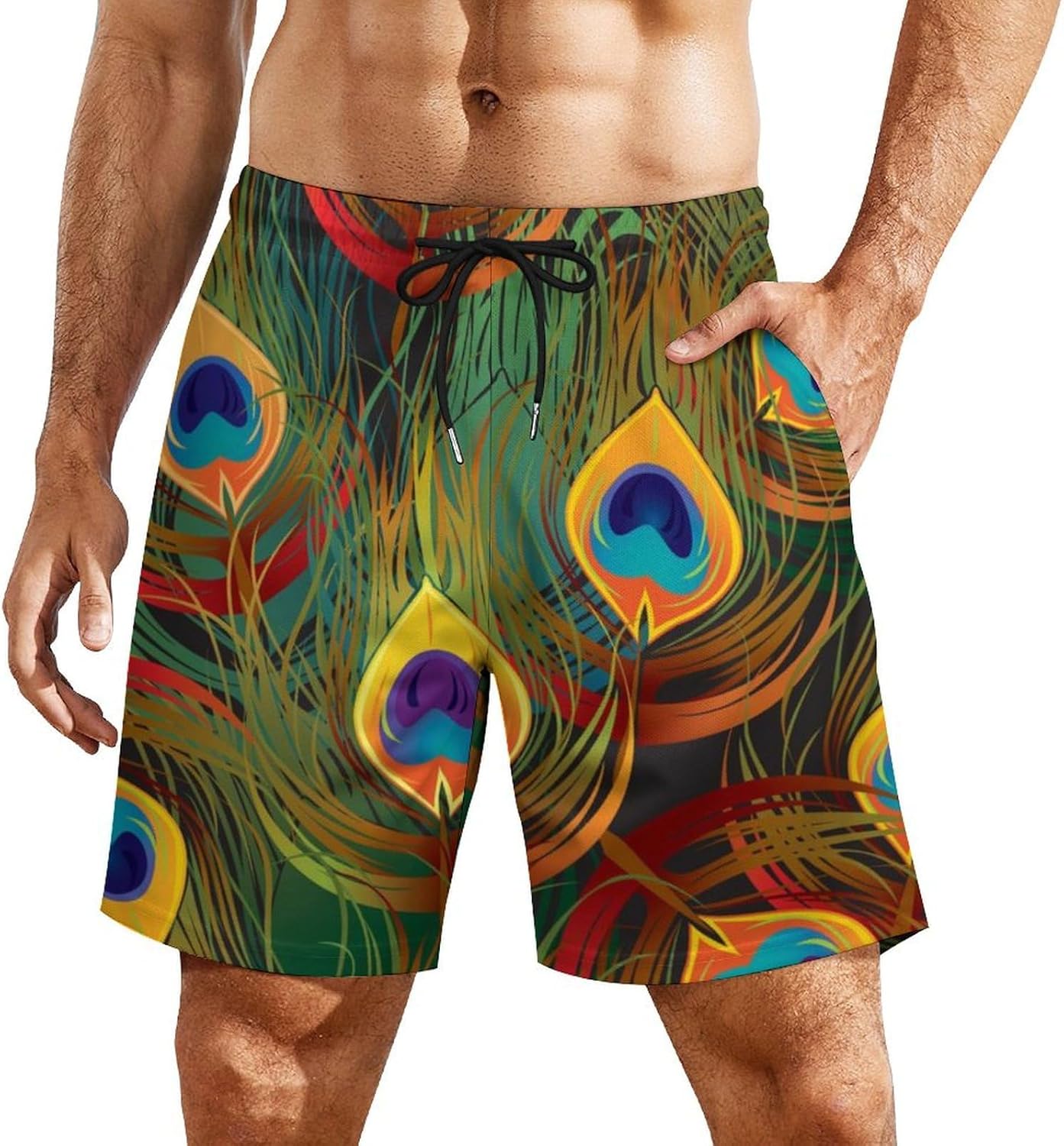 PRIYAL Men's 2 in 1 Running Shorts with Liner, Dry Fit Workout Shorts ...