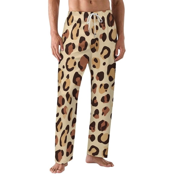 PRIYAL Mens PJ Pajama Pants Bull Skulls Feathers Bottoms Lounge Pants Sleepwear