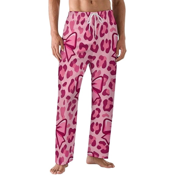 PRIYAL Mens PJ Pajama Pants Lobster Pizza Pattern Bottoms Lounge Pants Sleepwear