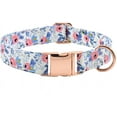 thumbnail image 1 of PRIYAL Metal Buckle Dog Collar, Durable Adjustable Dog Collar Soft for Small Medium Large Dogs (S(10-14in), Flower3), 1 of 13