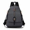 thumbnail image 1 of PRIYAL PU Casual Backpack,Men Women Casual Leather Laptop Backpack，Daily Commuter Leather Backpack，Work Bag, 1 of 4