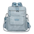 thumbnail image 1 of KKLDOGS PU Leather Backpack Purse for Women Fashion Multipurpose Design Handbag Ladies Shoulder Bags Travel Backpack, 1 of 10