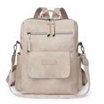 thumbnail image 1 of KKLDOGS PU Leather Backpack Purse for Women Fashion Multipurpose Design Handbag Ladies Shoulder Bags Travel Backpack, 1 of 13