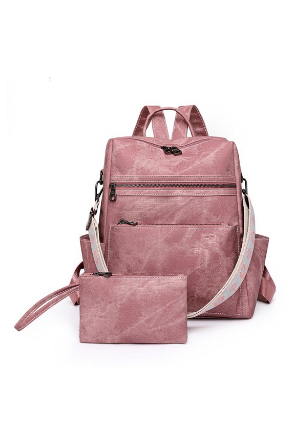 PU Leather Laptop Backpack for Women Designer Travel Backpack with Laptop Compartment Ladies Computer Shoulder Bags
