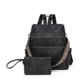 thumbnail image 1 of PRIYAL PU Leather Laptop Backpack for Women Designer Travel Backpack with Laptop Compartment Ladies Computer Shoulder Bags, 1 of 5