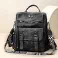 thumbnail image 1 of PRIYAL PU Leather Small Backpack for Women | Fashion Tassel Ladies Small Diaper Bag - Mini Backpack Purse Suitable for Travel, Work, 1 of 8
