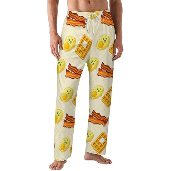 PRIYAL Pajama Pants for Men,Ram Big Horn Men's Sleepwear Bottoms, Lounge Pants