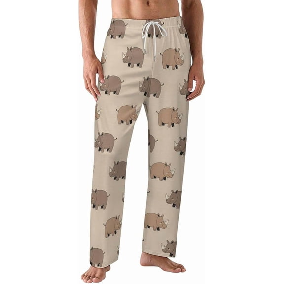 PRIYAL Pajama Pants for Men,Skull Crossbones Men's Sleepwear Bottoms,Lounge Pants