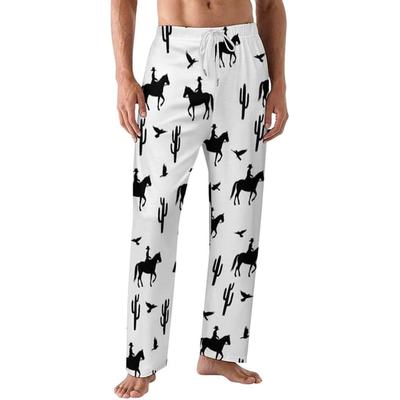PRIYAL Pajamas Pants For Men Chocolate Chip Cookies Pajama Bottoms Sleepwear Pj Pants