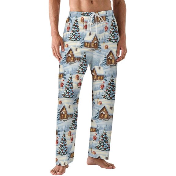 PRIYAL Pajamas Pants For Men Funny Nutcracker Figures Pajama Bottoms Sleepwear Pj Pants