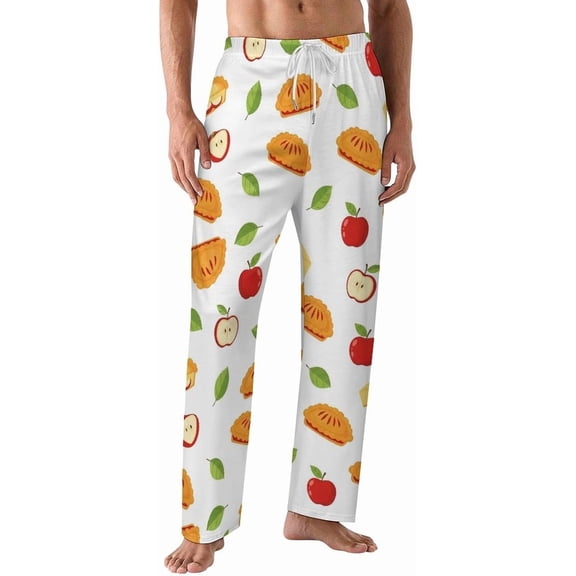 PRIYAL Pajamas Pants For Men Pie Crumble Pajama Bottoms Sleepwear Pj Pants