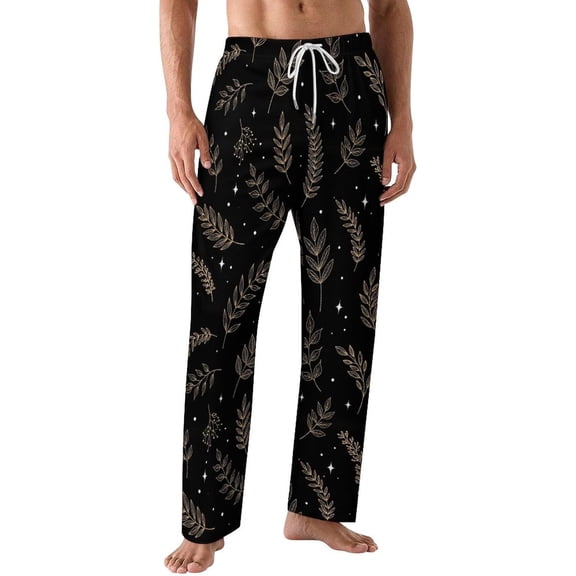 PRIYAL Pajamas Pants For Men Purple Zebra Stripes Pajama Bottoms Sleepwear Pj Pants