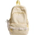 thumbnail image 1 of PRIYAL Polka Dot Backpack Cute Coquette Backpack with Lace Trim Kawaii Back Pack Everyday Daypack for Weekend, 1 of 12