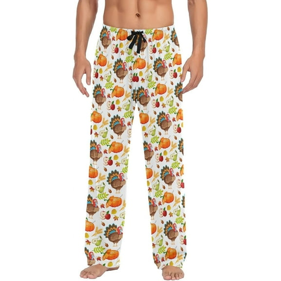 PRIYAL Red Lips Pajama Pants Mens Lounge Pants Lightweight Men Pajama Bottoms