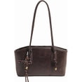 thumbnail image 1 of PRIYAL Shoulder Bag for Women Brown Purse Vintage Leather Shoulder Handbag Trendy Everyday Purse with Pendant, 1 of 12