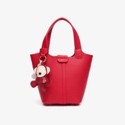 PRIYAL Small Crossbody Bags for Women Vegan Leather Mini Bucket Handbag Removable Shoulder Strap