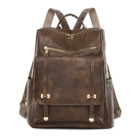 PRIYAL Solid Color Fashion Versatile High-End Women's Backpack for Travel, Work, Commute, Large Capacity Casual Bag