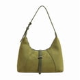thumbnail image 1 of KKLDOGS Suede Hobo Shoulder Bag, Adjustable Crossbody Tote, Retro Zipper Top Handbag for Daily Commute Travel, 1 of 5