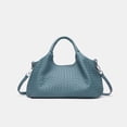 thumbnail image 1 of KKLDOGS Suede Woven Handbag for Women: Handwoven Vegan Leather Purse & Pockets for Style & Travel, 1 of 17
