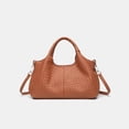 thumbnail image 1 of KKLDOGS Suede Woven Handbag for Women: Handwoven Vegan Leather Purse & Pockets for Style & Travel, 1 of 10