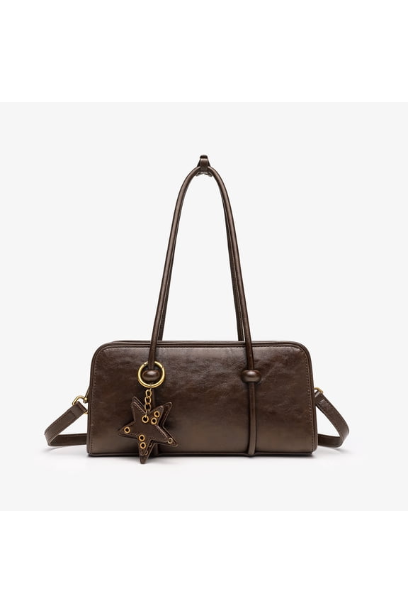 Swing Zip Shoulder Bag, Small Purses for Women Trendy Handbags, Mini Vintage Hobo Clutch Leather Tote