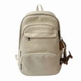 thumbnail image 1 of PRIYAL Unisex PU Leather Computer Laptop Bag 15.6 inch Backpack Shoulder Bags Travel Hiking Rucksack Casual Daypack, 1 of 7
