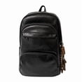 thumbnail image 1 of PRIYAL Unisex PU Leather Computer Laptop Bag 15.6 inch Backpack Shoulder Bags Travel Hiking Rucksack Casual Daypack, 1 of 7