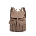 thumbnail image 1 of PRIYAL Vegan Leather Laptop Backpack PU Leather Computer Back Pack for Men & Women Travel Work Leisure Backpacks Bookbag, 1 of 9