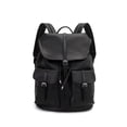 thumbnail image 1 of PRIYAL Vegan Leather Laptop Backpack PU Leather Computer Back Pack for Men & Women Travel Work Leisure Backpacks Bookbag, 1 of 9