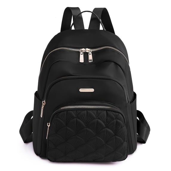 PRIYAL Women's Lightweight Large Capacity Backpack Pastel Pink, Spacious Daypack with Front Zipper Pocket & Side Pockets, Elegant Minimalist design for Work, Travel, Everyday Use