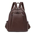 thumbnail image 1 of PRIYAL Women’s Stylish Leather Backpack Purse – Lightweight Travel Backpack with Multiple Pockets, Lychee Grain PU Leather, 1 of 7
