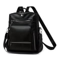 thumbnail image 1 of PRIYAL Women's Synthetic Backpack Lightweight Large Capacity Travel Vacation Bag with Adjustable Straps, Multiple Compartments, Zipper Closure, Casual Style for Commuting, Work, and Everyday Use, 1 of 12