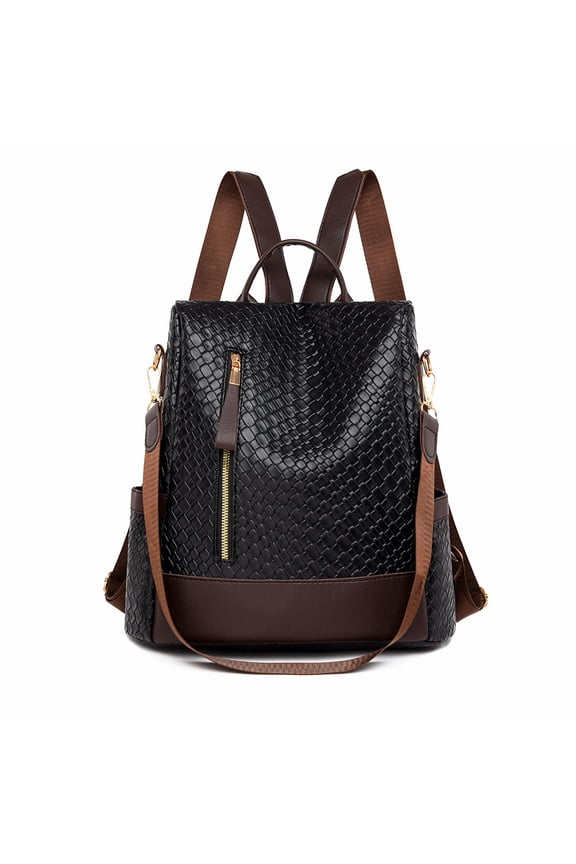 Women's Trendy Patent Backpack, Large Capacity, Academy Style Backpack, Shoulder Bag, Backpack