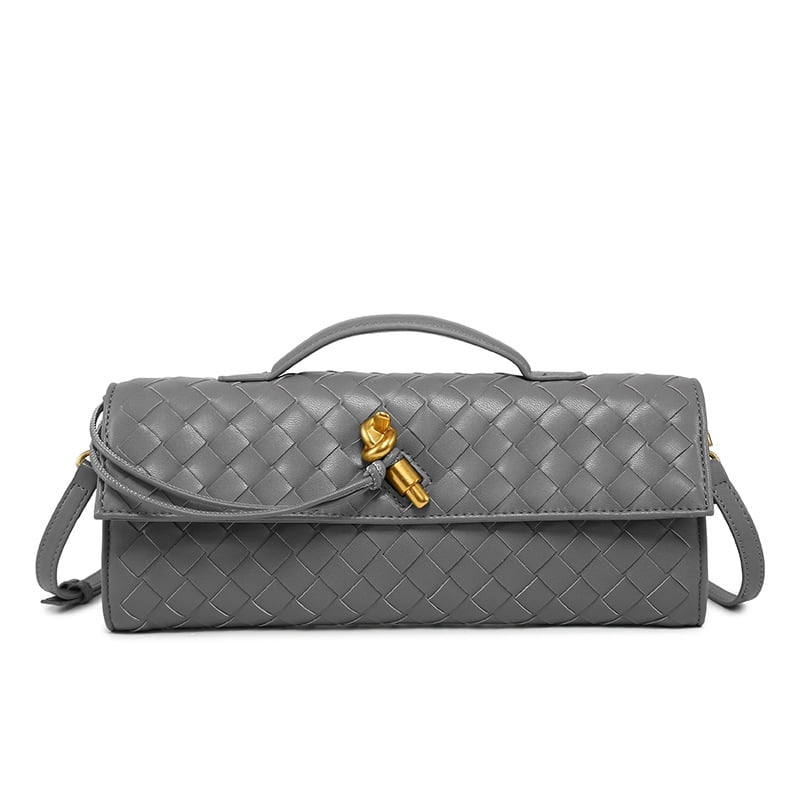 PRIYAL Woven Purse for Women Evening Clutch Woven Leather & Suede Handbags Crossbody Bag Suede Purse Formal Evening BagFor Mom