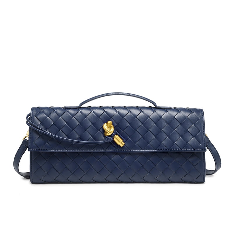 PRIYAL Woven Purse for Women Evening Clutch Woven Leather & Suede Handbags Crossbody Bag Suede Purse Formal Evening BagFor Mom
