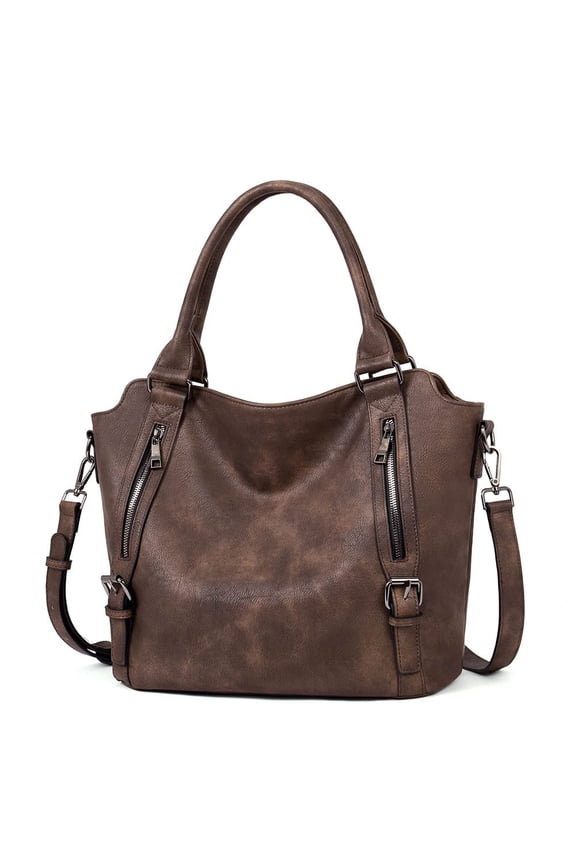 PRIYYAL Purses for Women, Large Hobo Bags, Multiple Pockets Tote Handbags, Water Repellent Shoulder Bag with Adjustable Strap