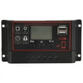 thumbnail image 1 of PRIZOM 12V 24V 100A Solar Panel Controller, LCD Display Solar Panel Battery Regulator with USB Port, 1 of 3